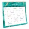 Crackled Blush | 2027 12 x 12 Inch (Hanging) 18 Months Monthly Square Wire-O Calendar | Sticker Sheet | July 2026 - December 2027 | Plato | Planning Stationery